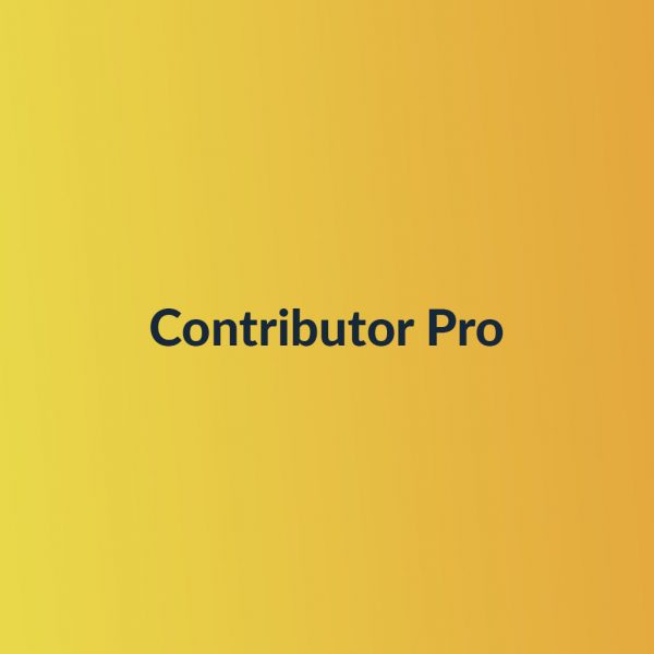 Contributor Pro [Bronze]