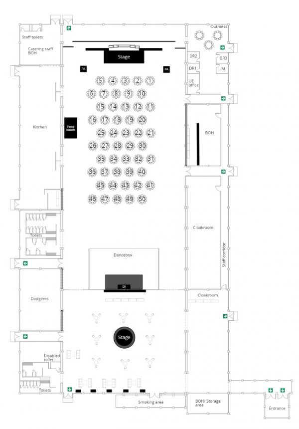 Testing Awards - Floorplan